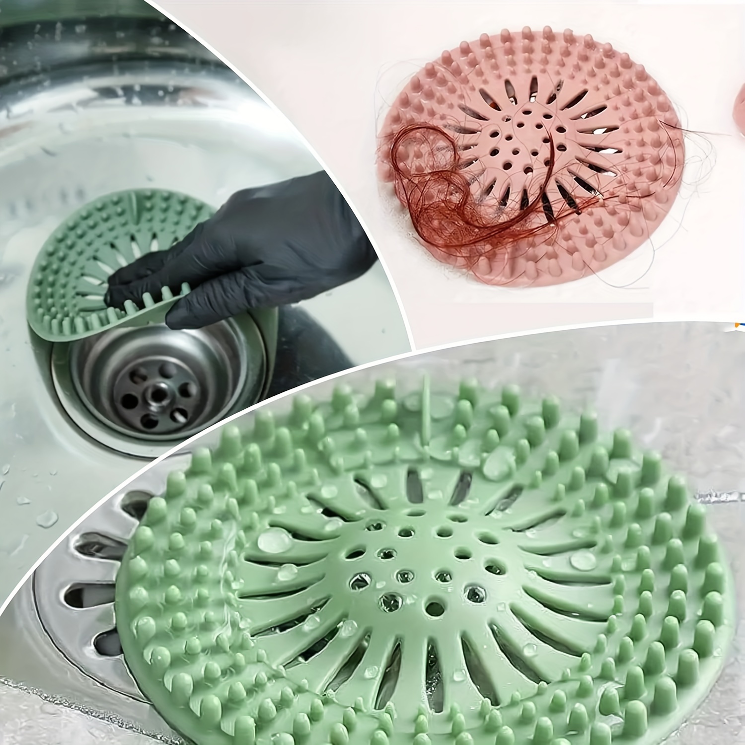 Filtro per capelli lavello filtro Anti-blocco vasca da bagno