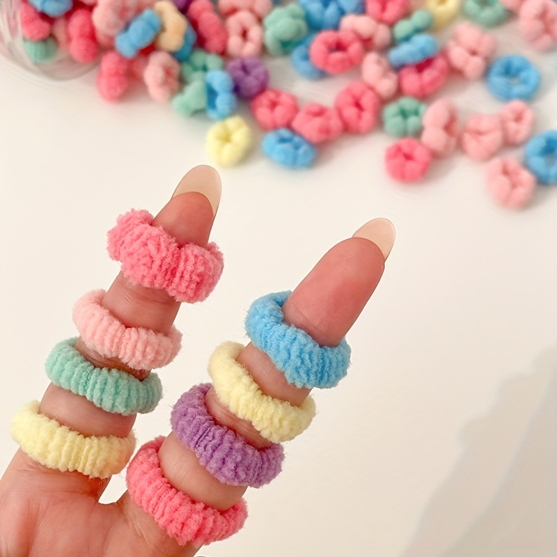 100 Pezzi Di Elastici Per Capelli Colorati, Graziosi E Dolci, Set Di  Accessori Per Capelli Decorativi Per Ragazze - Temu Switzerland