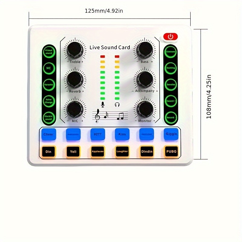 Carte Son Sur Site M8 Table De Mixage Audio Portable - Temu Belgium