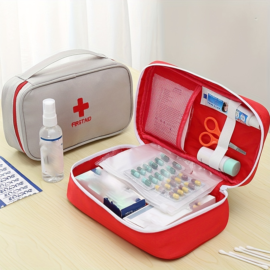 Empty First Aid Kit Bag for Travel & Outdoor Use