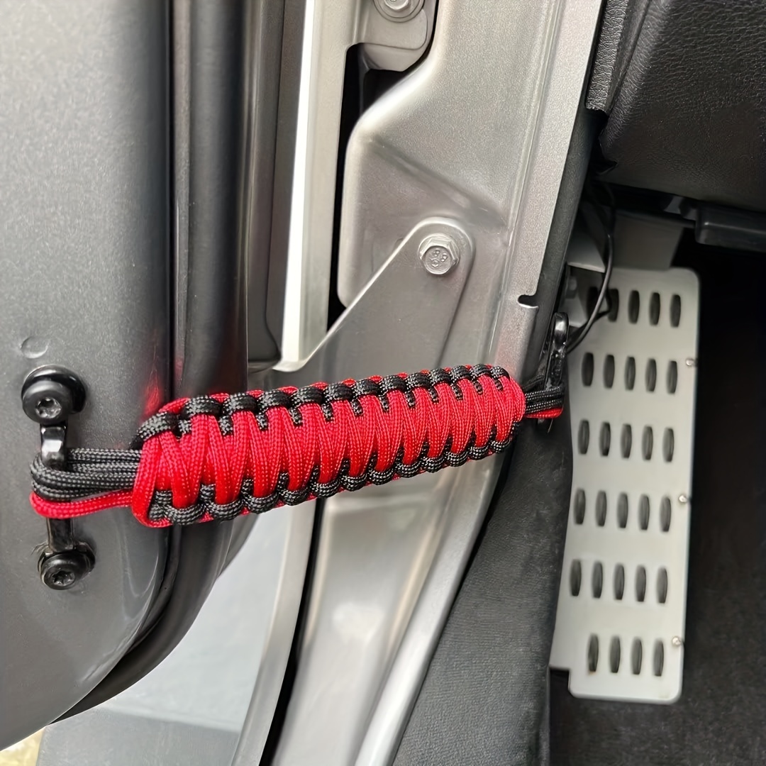 For 2018-2021 Jeep Wrangler JL JT Door Handle Lock Trim Orange Car
