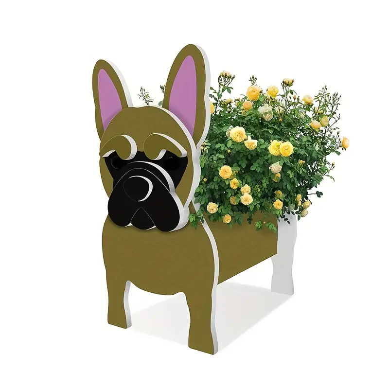 Dog Flower Pot, Plant Container Holder, Animal Flower Pot For