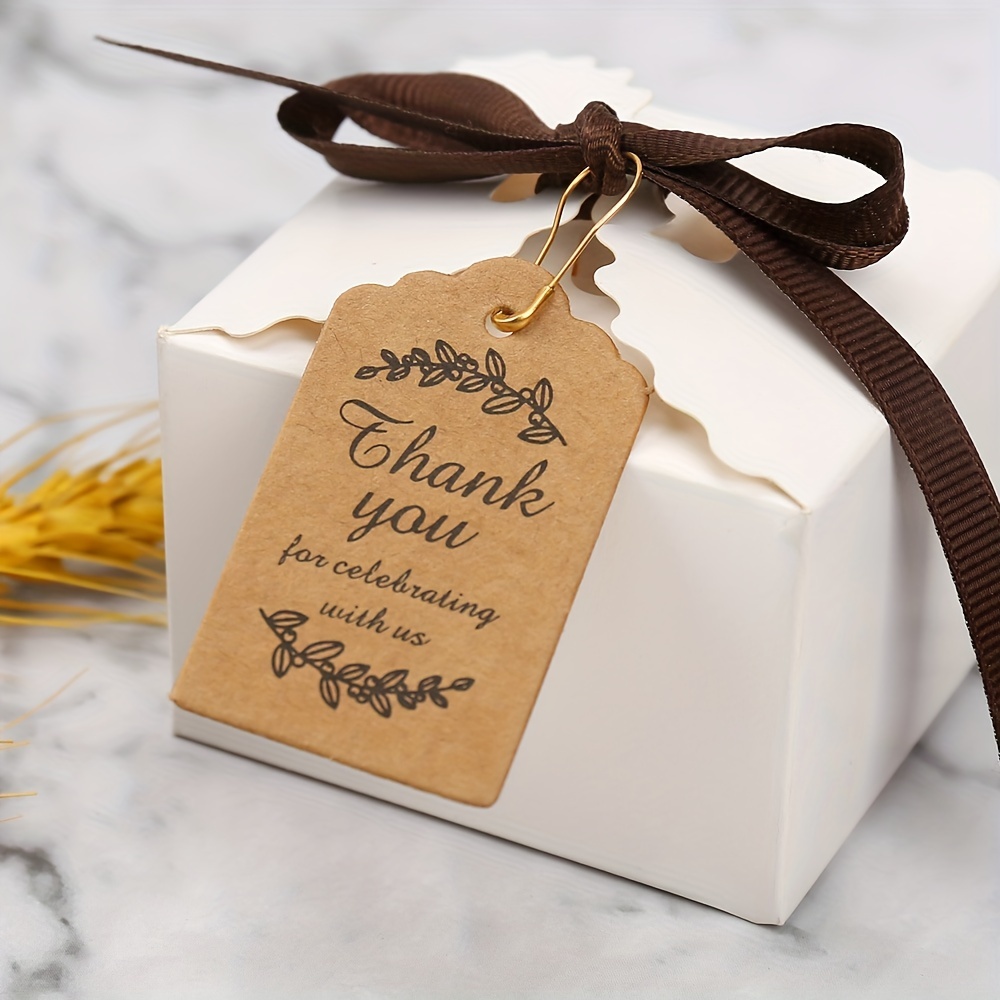 Thank You Gift Tags With String Thank You For Celebrating - Temu