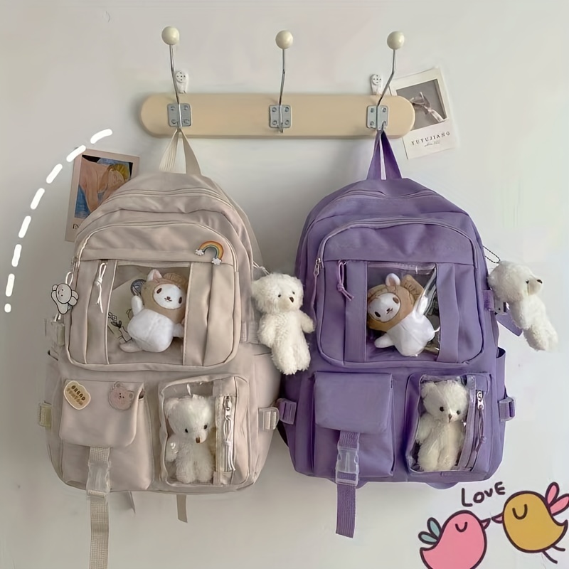 Kawaii Cute Nylon Backpack Kawaii Cute Ita Bags Cute School -  Canada