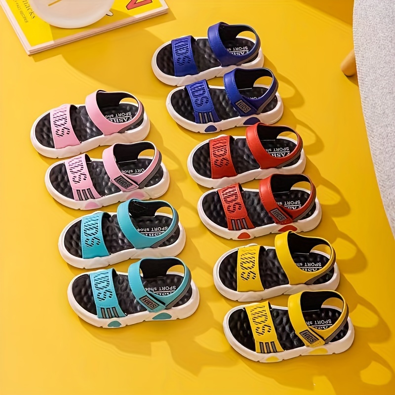 Boys Girls Sandals, Wear-resistant Non-Slip Comfy Beach Shoes, Summer