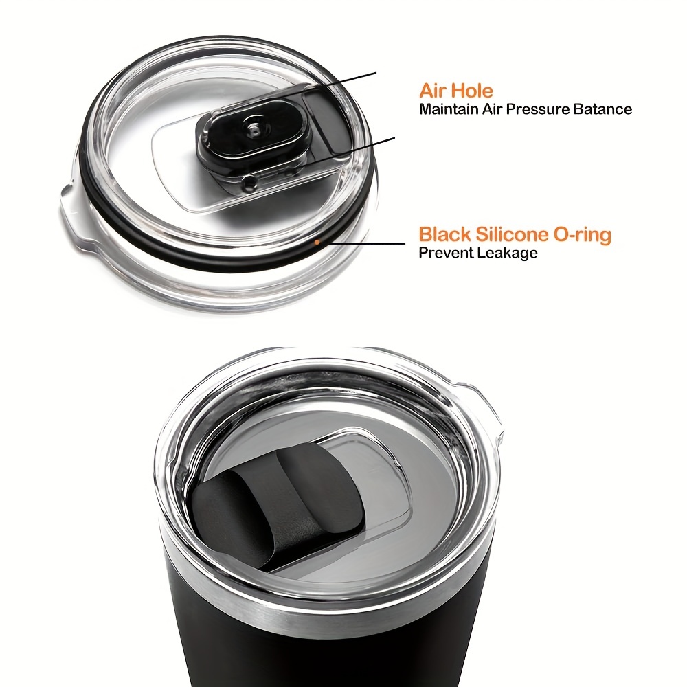 Tohuu Coffee Mug Lid Replacement Proof Open Close Slide Lids Spill Proof  Sliding Covers Car Cup Straw Lid For Most Cups expert 