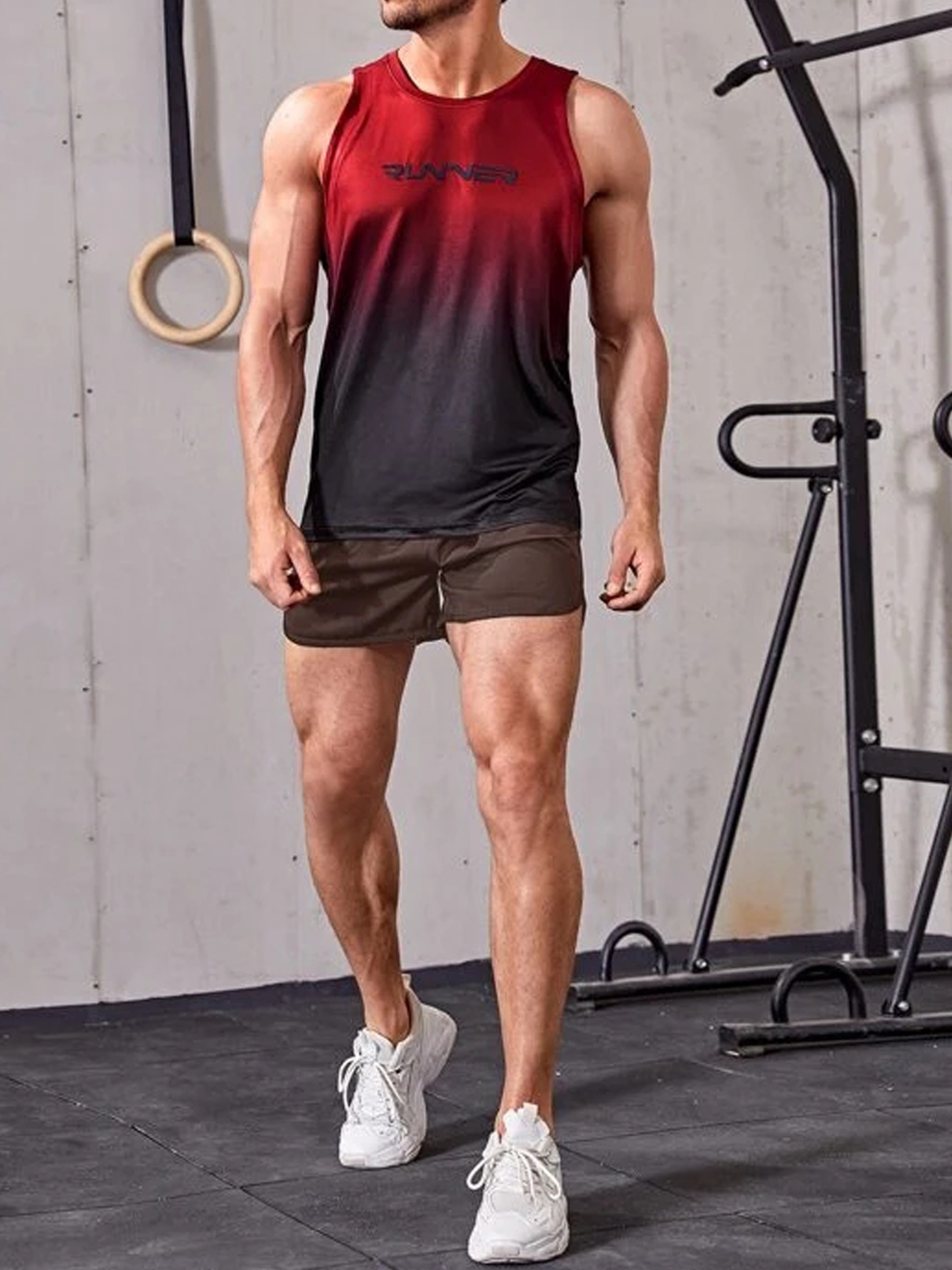 Pantalones cortos de gimnasio para hombre, Shorts de secado rápido para  entrenamiento, culturismo, Playa