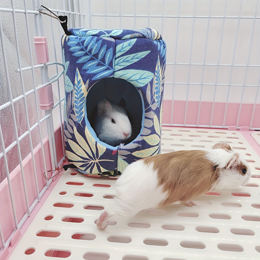 Cozy And Comfy Hamster Bed: Soft Cotton Cage Sleeping Bed With Warm Cushion  Pet Accessories - Temu