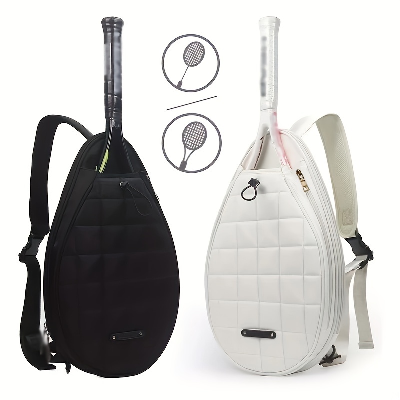 WOLT Mochila de tenis para hombres y mujeres, bolsa grande para raquetas de  tenis con compartimento ventilado para zapatos con capacidad para 2