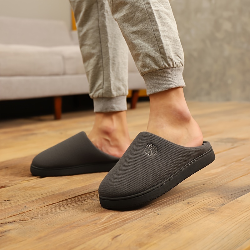 memory foam house shoes for men