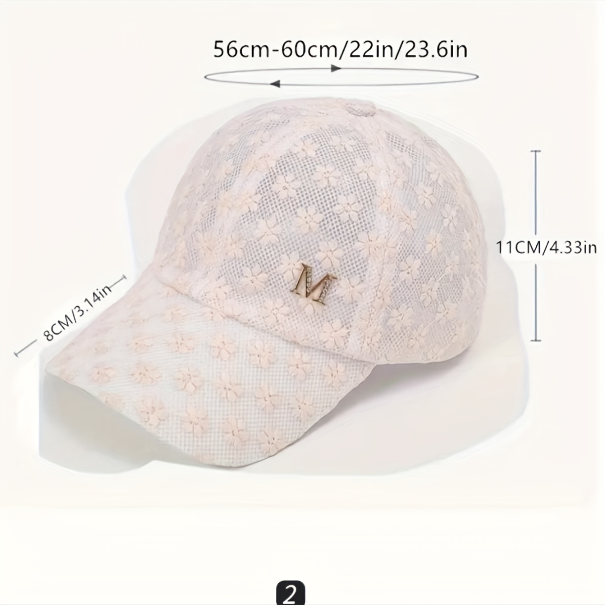 Summer Lace Hat Baseball Cap for Women Men Breathable Mesh