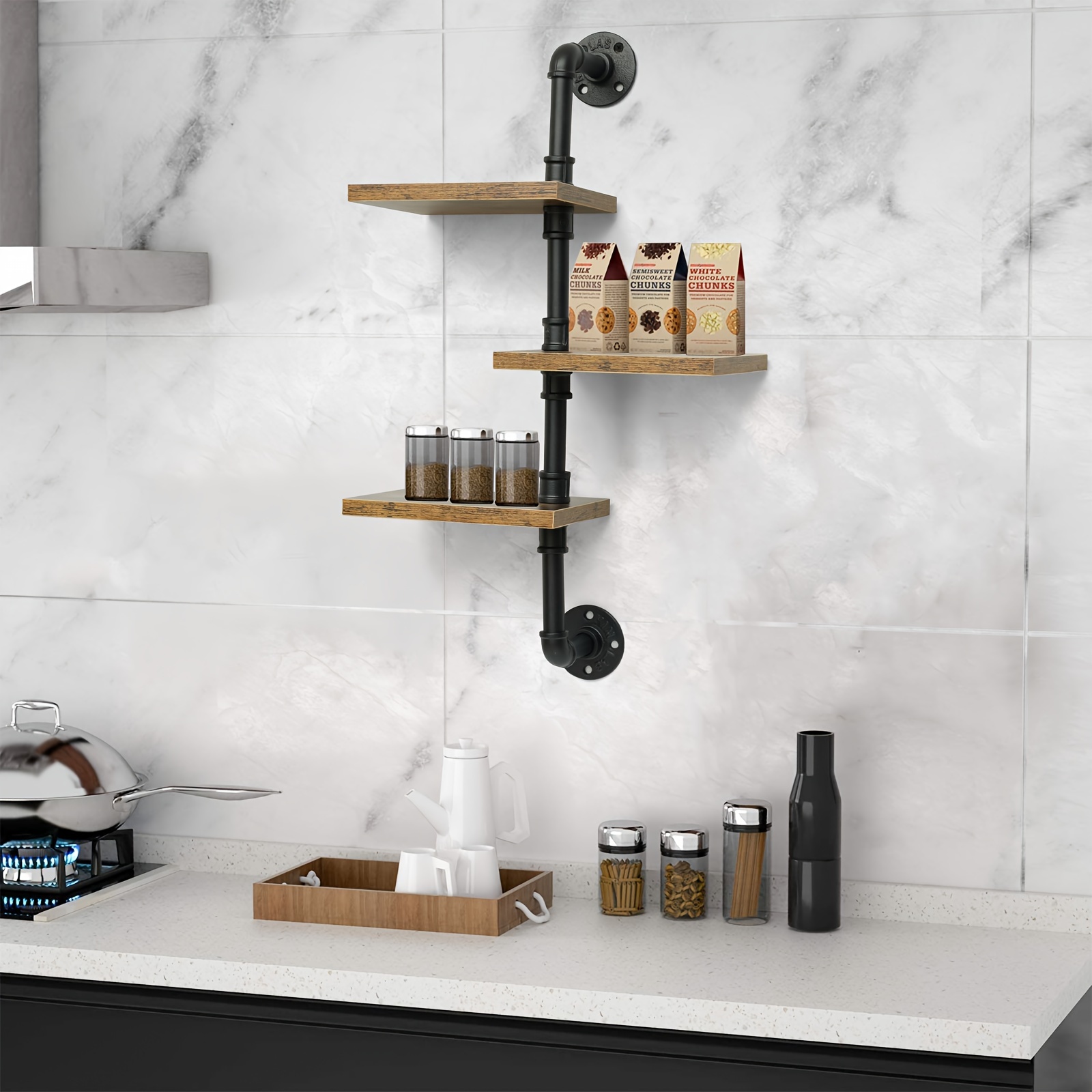 Floating Wall Shelf Corner Wall Shelves Mounted Wall - Temu