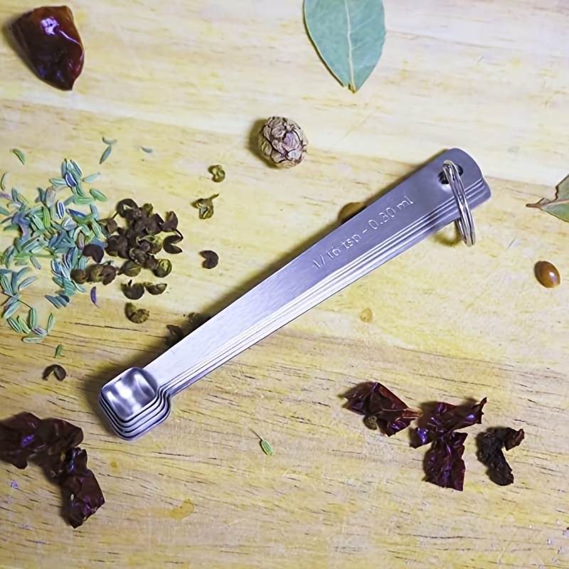 Stainless Steel Mini Measuring Spoon Set, Creative Mini Measuring Spoon  Seasoning Measuring Spoon - Temu