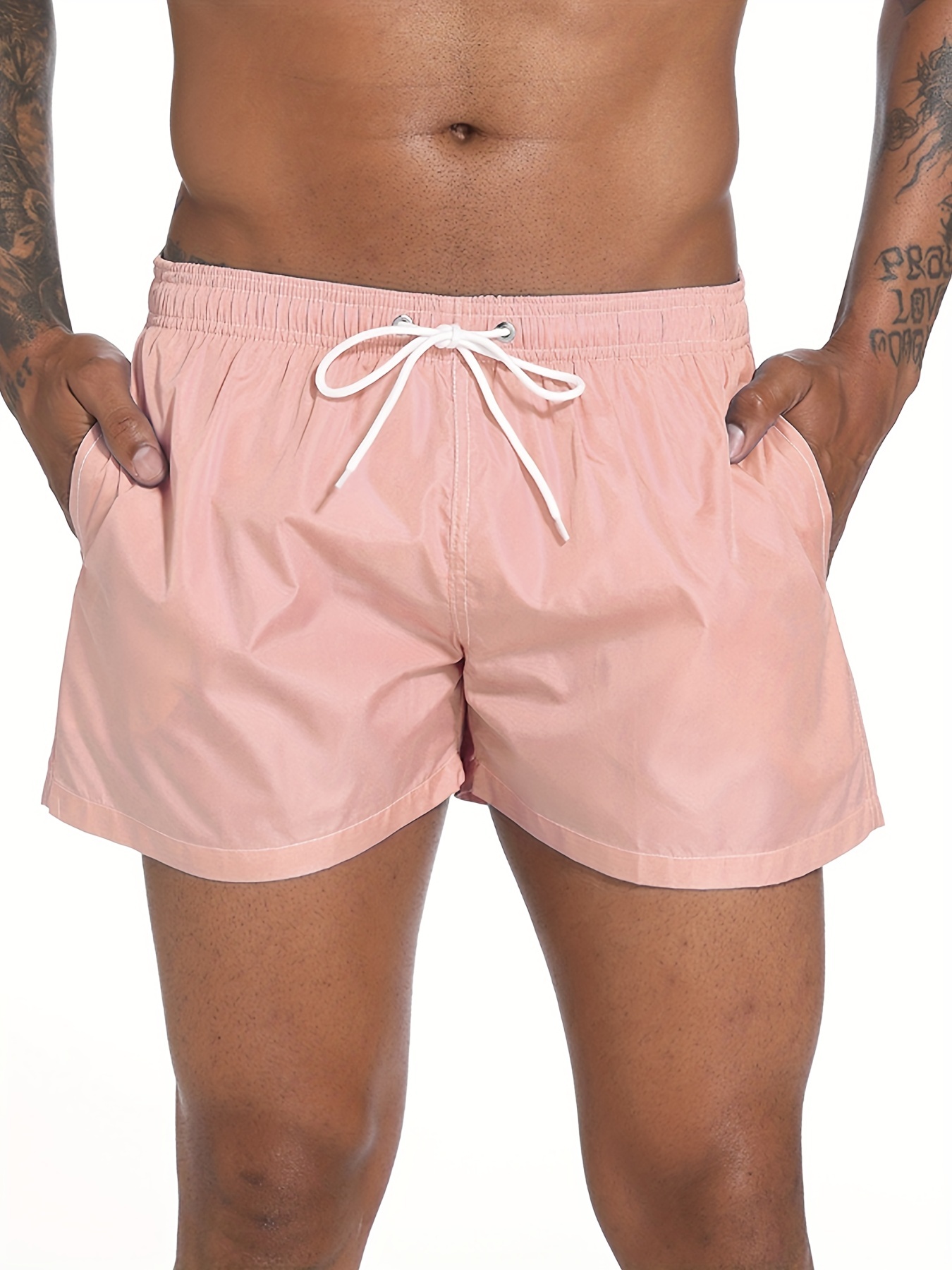 Men's Quick Drying Hawaiian Board Shorts, Casual Swim Trunks