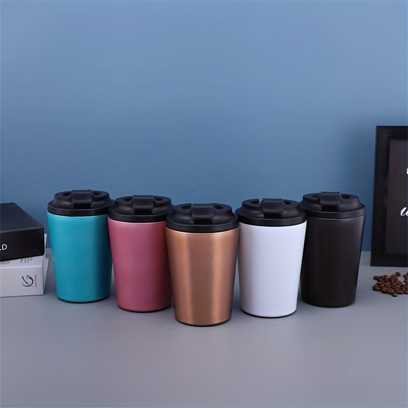 Vacuum Flask With Handle, Portable Thermal Bottles, Stainless Steel Leakproof  Coffee Tumbler, Heat And Cold Retention, Insulated Cup With Lid For Outdoor  Camping, Hiking, Driving, Thermocoolers, Drinkware - Temu