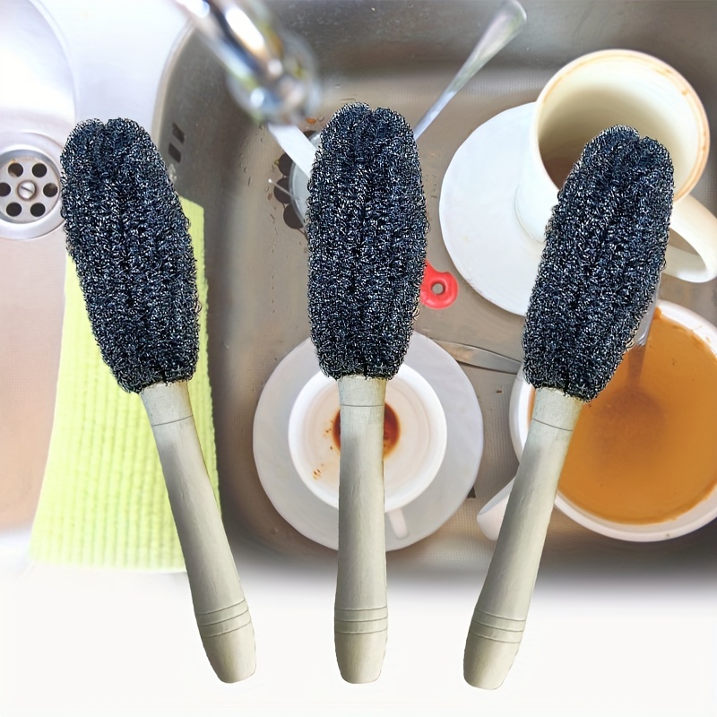 Stainless Steel Wire Ball Brush Kitchen Brush Set Stainless - Temu