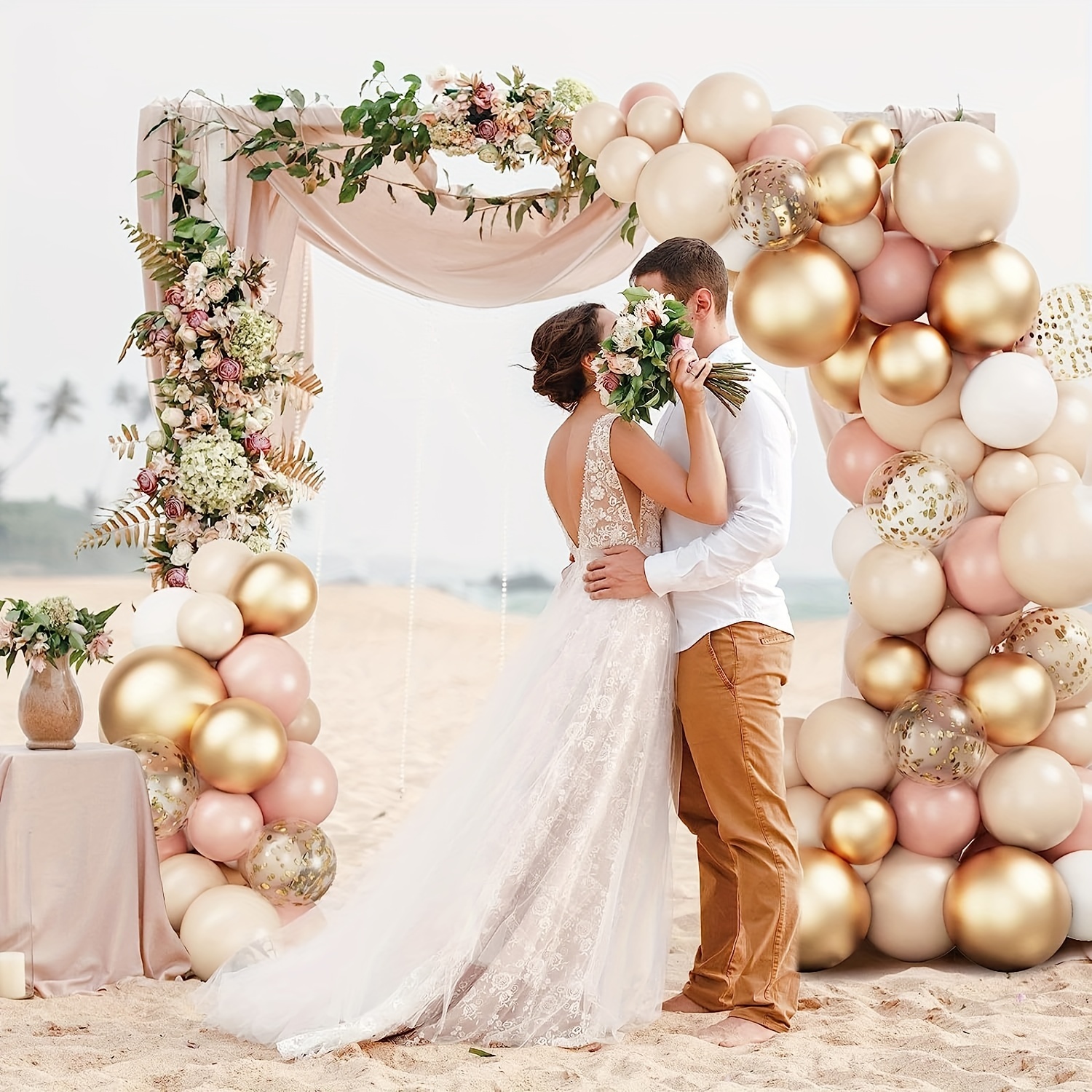 112pcs Blush Pink Balloons Garland Kit for Party Decor