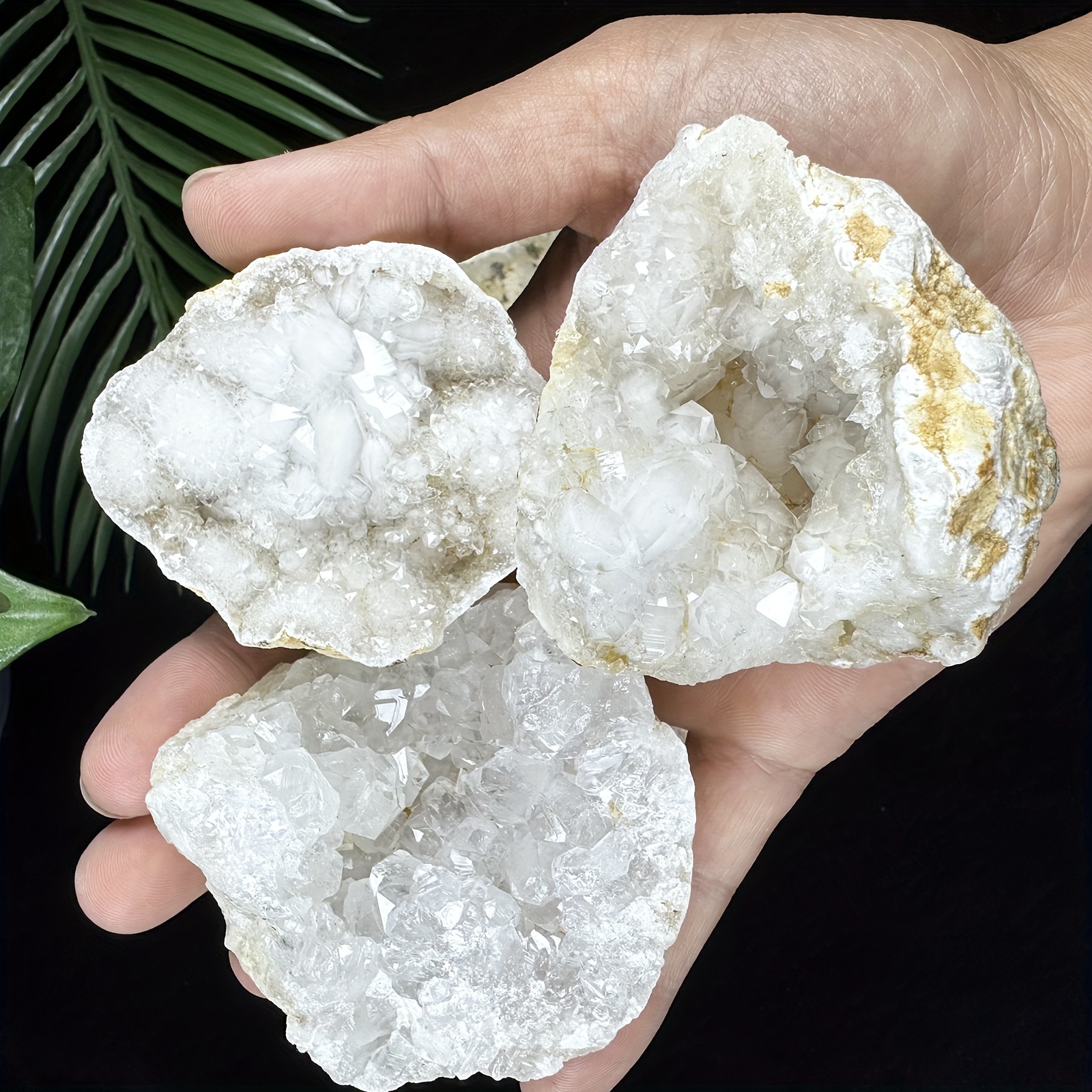 Plating Crystal Geode Meditation Stones Home Decor Energy - Temu