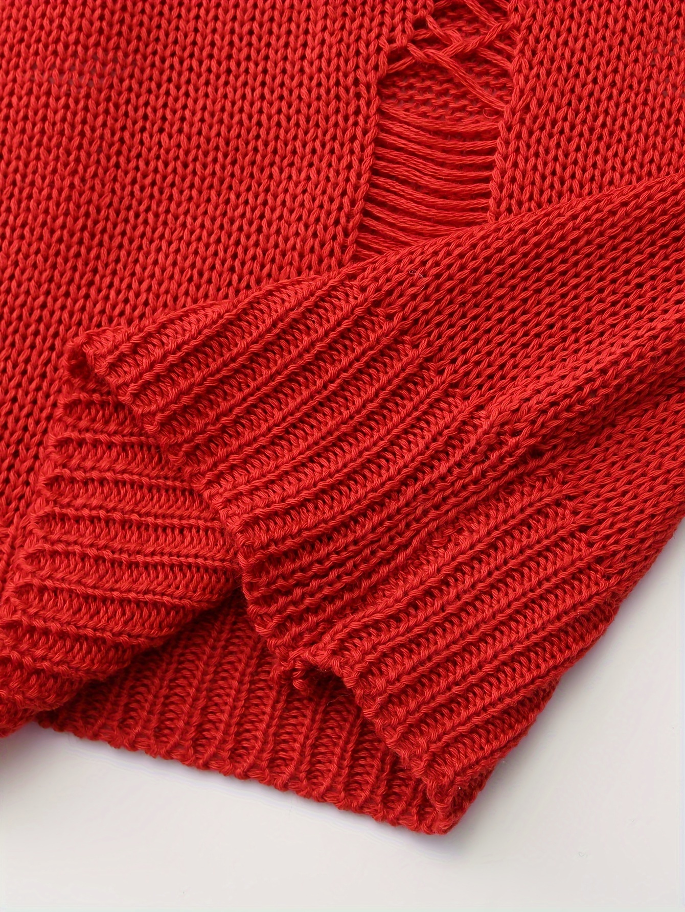 women's y2k punk ripped moon knit sweater edgy red - Temu women's y2k punk ripped moon knit sweater edgy red - Temu