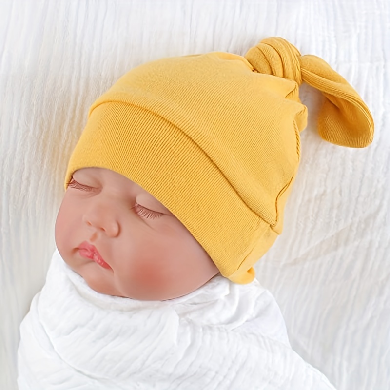 Zando Gorros de bebé recién nacido, gorro suave lindo para bebés de 0 a 6  meses