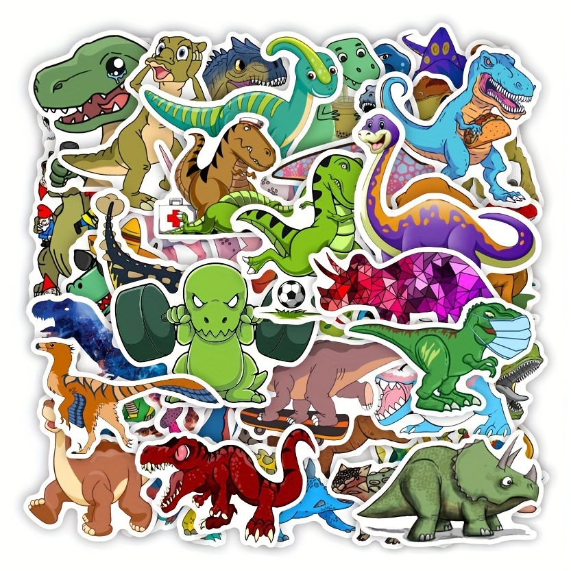 Baker Ross- Pegatinas de espuma con forma de dinosaurios (Pack de 120) -  Pegatinas de espuma con temática de dinosaurios en divertidas formas para  decorar libros de recortes : : Hogar y cocina