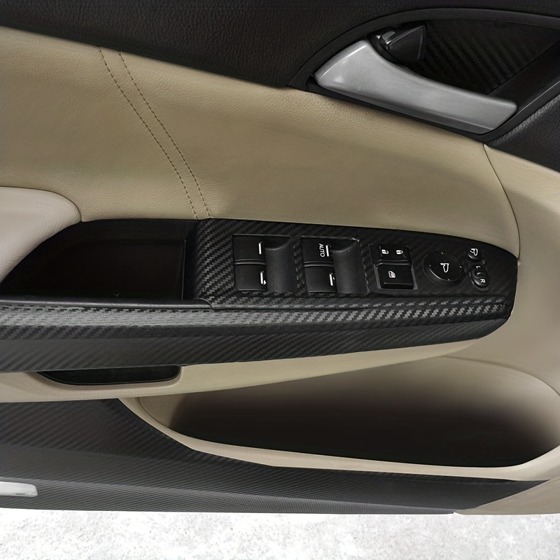 3er E46 4 Autotür Innenzentralsteuerungstafel Türgriff Kohlefaser-aufkleber  Aufkleber Auto-styling-zubehör - Auto - Temu Austria