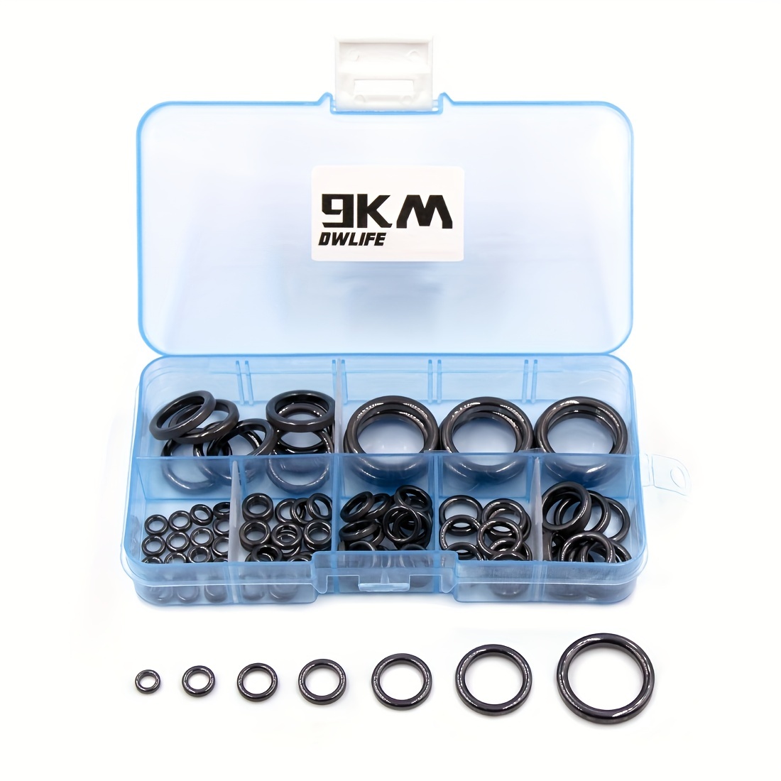  CWSDXM Fishing Rod Repair Kit - 8 Sizes 65 PCS Rod Guides for Fishing  Rods with Ceramic Ring Rod Guides Tips and Double Feet Pole Guide  Replacement Kit, Wrapping Thread