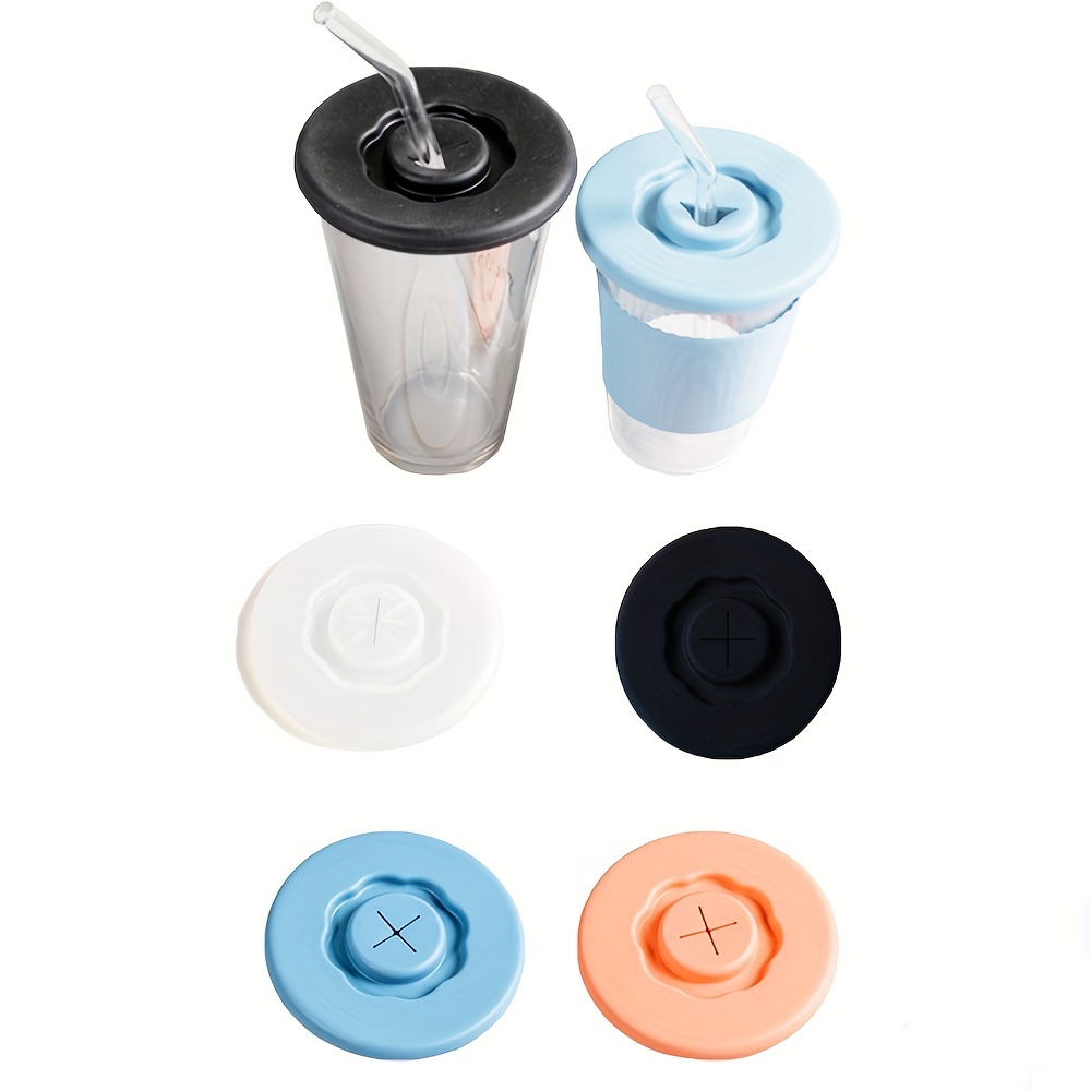 Silicone Drink Cup Cover Silicone Cup Cover Silicone - Temu