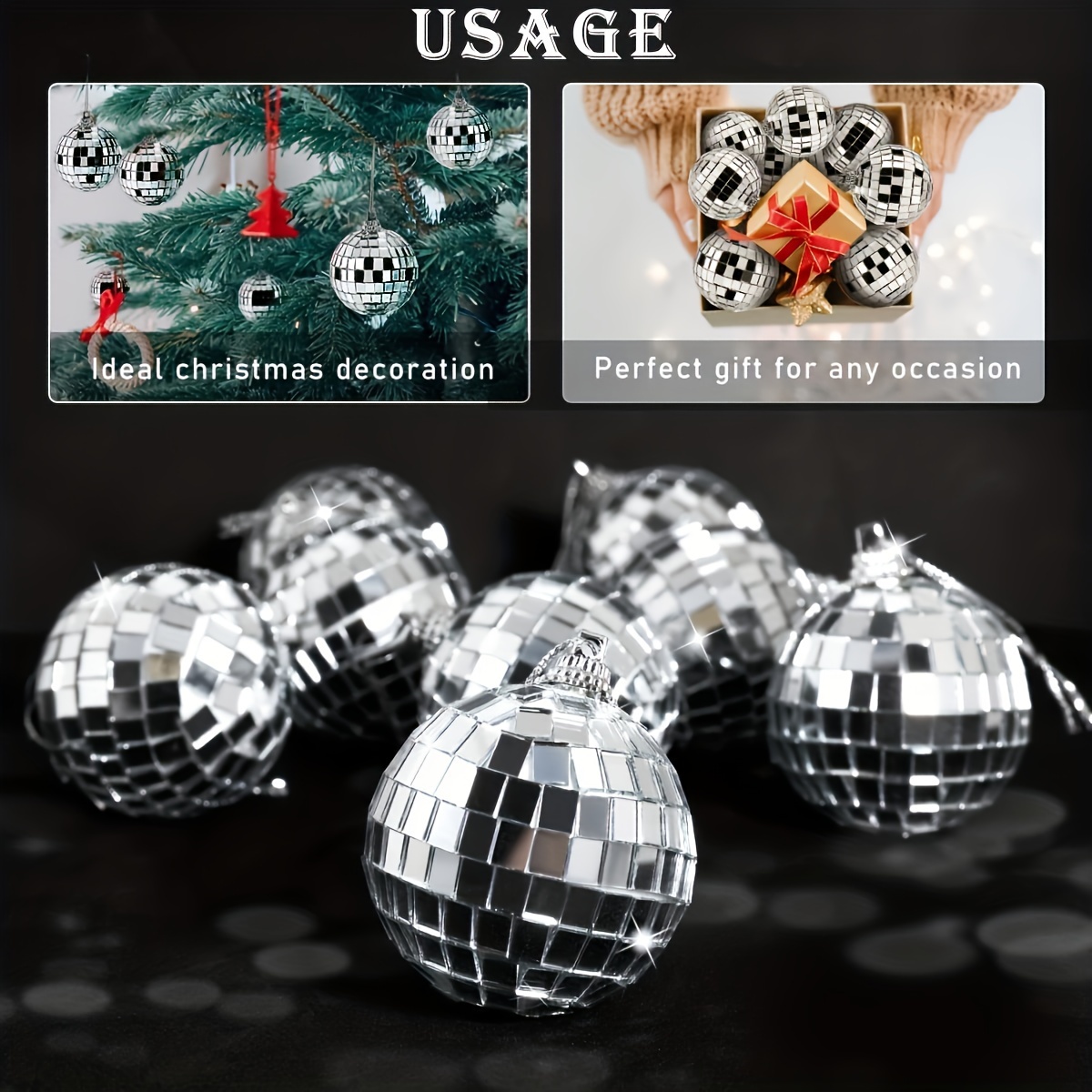 Disco Ball Ornaments Mini Disco Balls For Various Parties - Temu