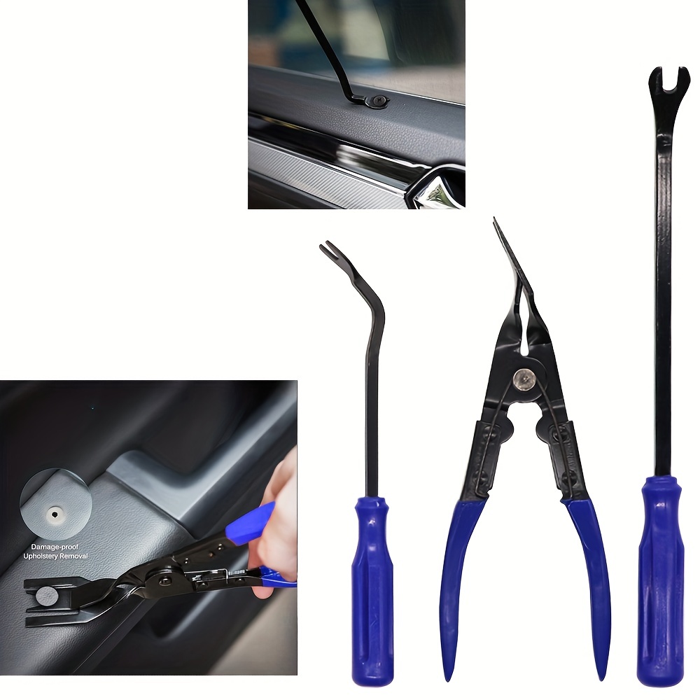 SEAMETAL 12pcs Car Removal Tool Set Auto Trim Panel Door Dash Clip Radio  Audio Remover Tool Kit Disassembly Interior Accessories - AliExpress