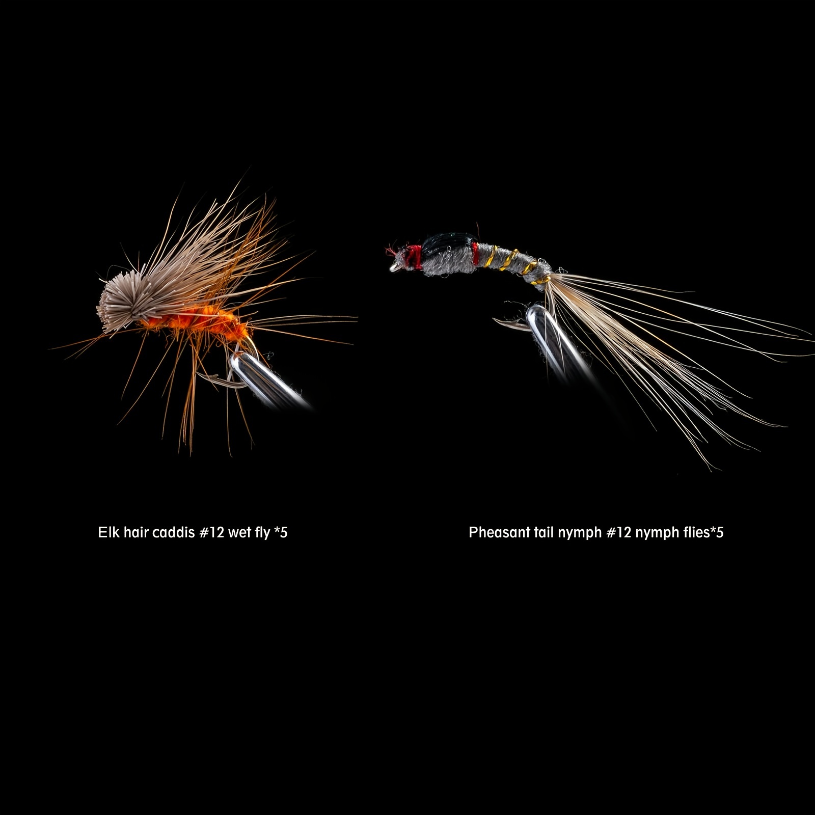 Goture Fly Fishing Flies Kit 10/30/40/76/100pcs Fly Fishing, 59% OFF