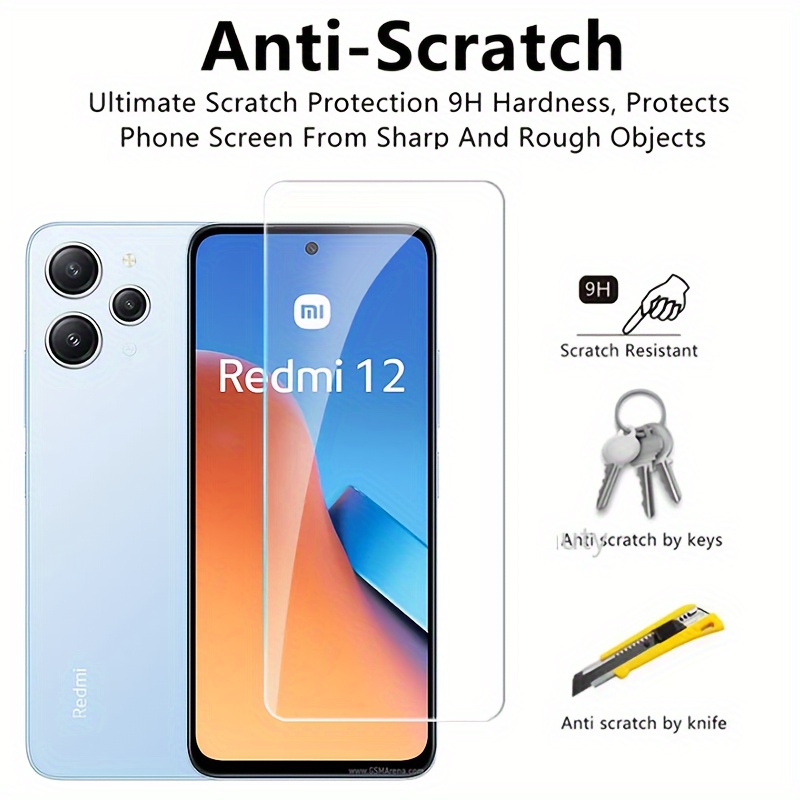 Lente protectora de cristal templado para Xiaomi Redmi Note 12 Pro