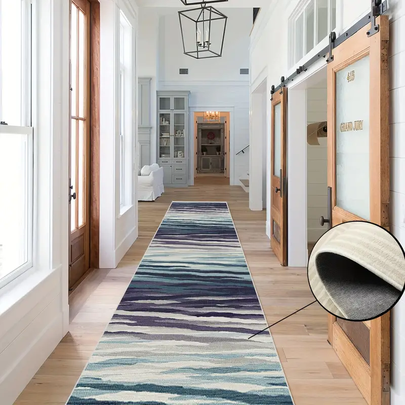 Long Hallway Runner Rug, Washable Runner Indoor Entryway Rug, Kitchen  Runner Rugs Low-profile Front Door Floor Carpet For Laundry Room Bedroom  Doorway - Temu