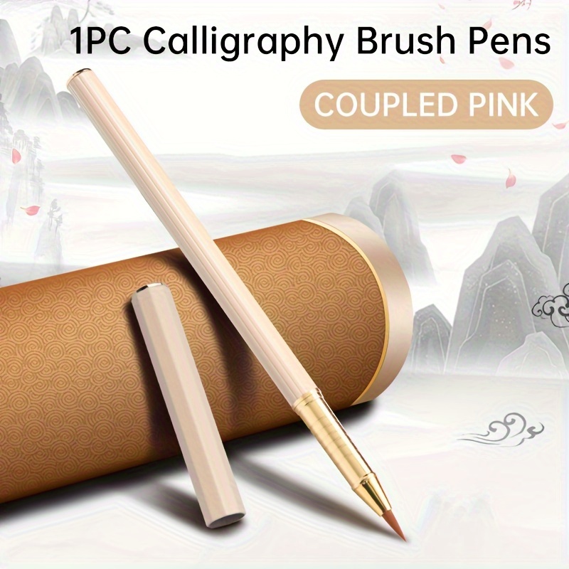 Portable Ink Pen Brush For Hand Lettering Calligraphy - Temu