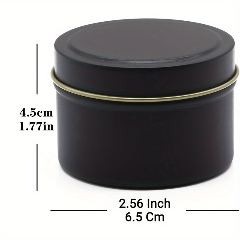 12pcs Premium Matte Black Candle Jars, 4/8oz Original Candle Jars With  Lids, Bulk Candle Jars, Large Candle Jars, Small Candle Jars, Black Candle  Jars