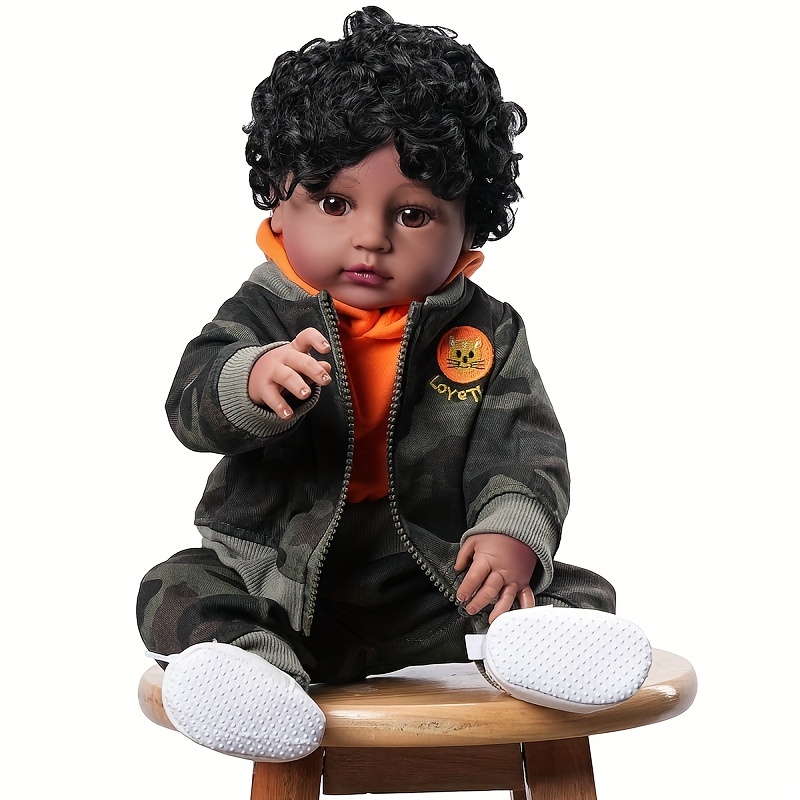 Reborn Baby Dolls African American Silicone Limbs Realistic - Temu