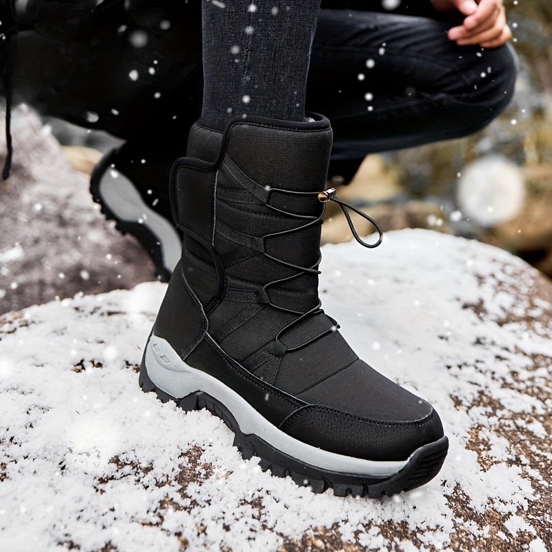 Scarponi da neve invernali per uomo Le donne mantengono calde scarpe di  cotone Scarpe da trekking all'aperto Peluche Stivaletti alti caldi Big Size  47 Scarpe da ginnastica da uomo