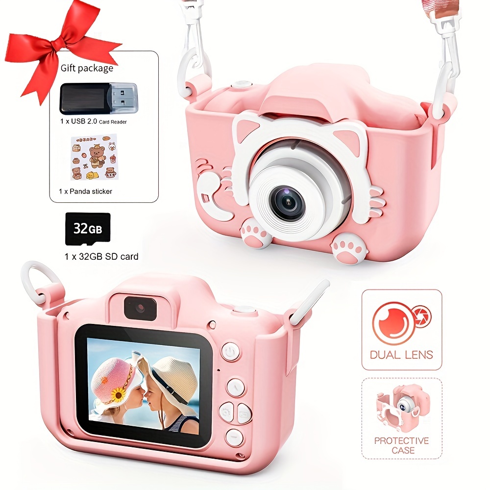 Mini cámara para niños Cámara digital de juguete HD Cámara para niños  Juguete educativo Cámara de juguetes para niños Cámara para niño niña, el  mejor