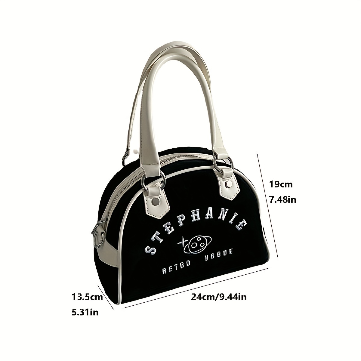 Vintage Top Handle Boston Bag Retro Pu Satchel Bag Women's - Temu