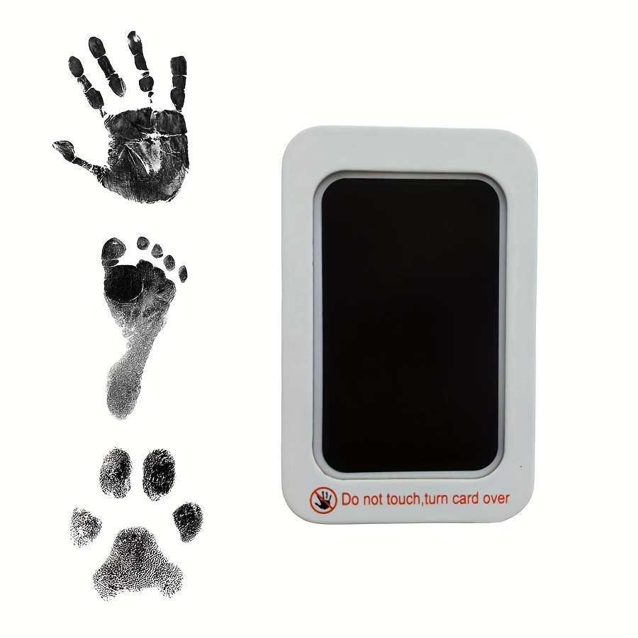  Kit de huellas y manos de bebé sin tinta, almohadilla de tinta  para manos y huellas de bebé, kit de impresión de huellas de perro, kit de  impresión de nariz de