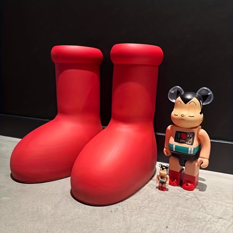 Big Red Boots - Temu