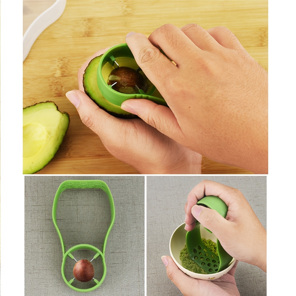 1pc Avocado Tool Set - 3 In 1 Avocado Slicer, Avocado Mat, Avocado