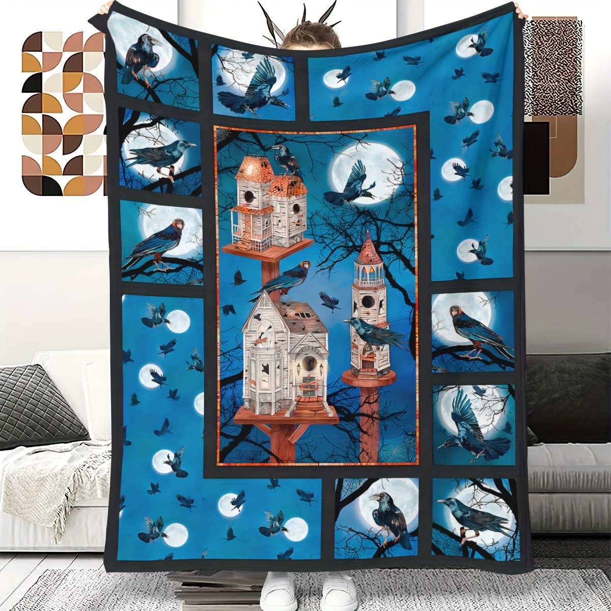 Bird discount print blanket