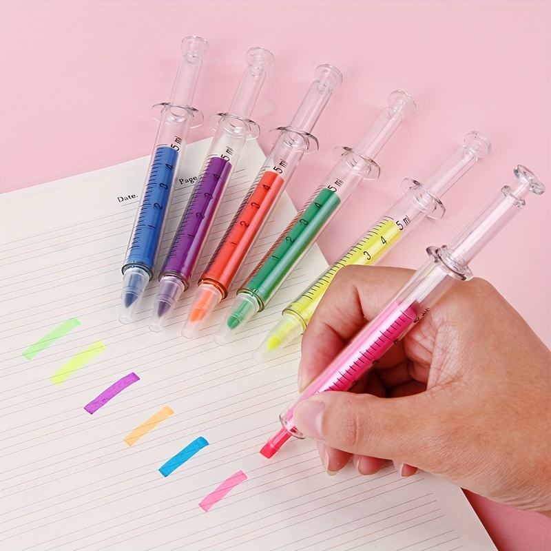 Syringe Pens Retractable Fun Nurse Pens Novelty Multi Colors - Temu