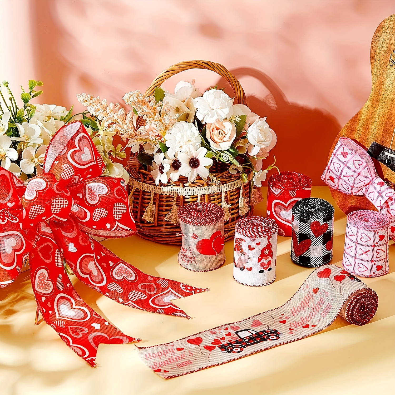 Events and Crafts  Florist Paper Rolls - Red