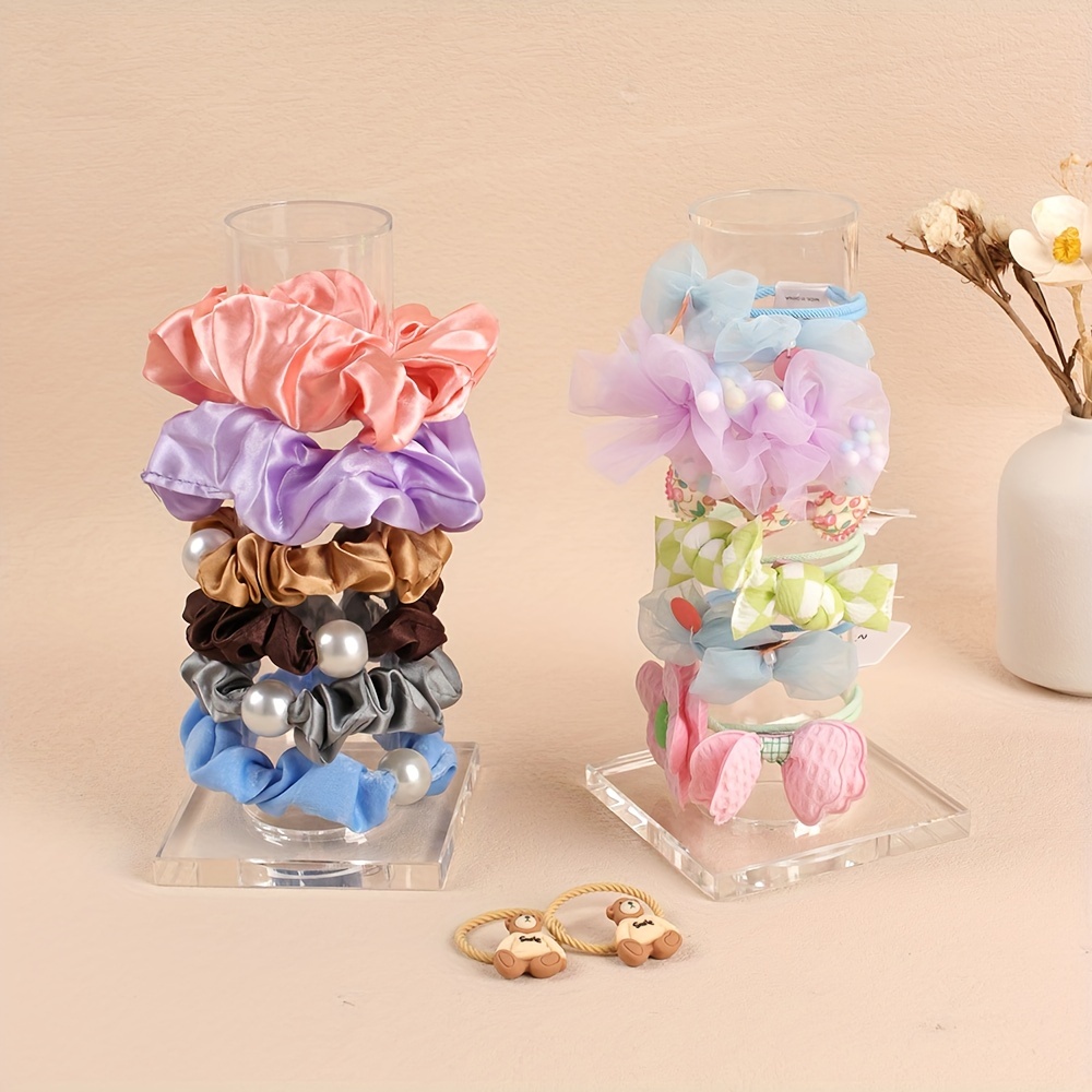 Acrylic Scrunchie Holder Clear Scrunchie Display Organizer - Temu