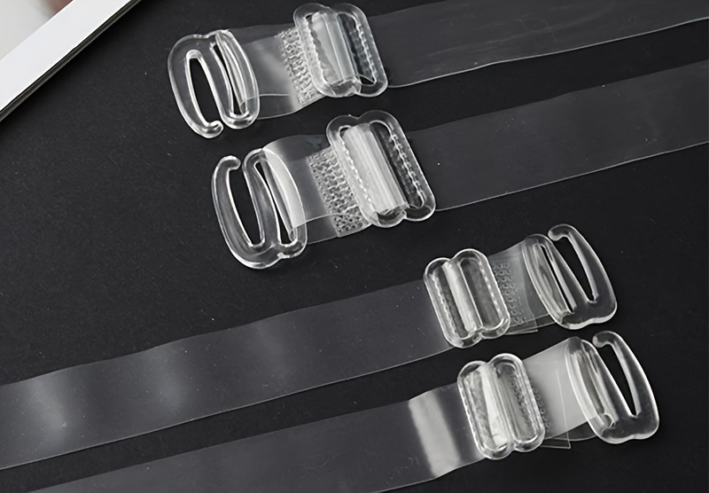 2pcs Transparent Shoulder Straps, Invisible Adjustable Underwear Straps, Women's Lingerie & Underwear Accessories