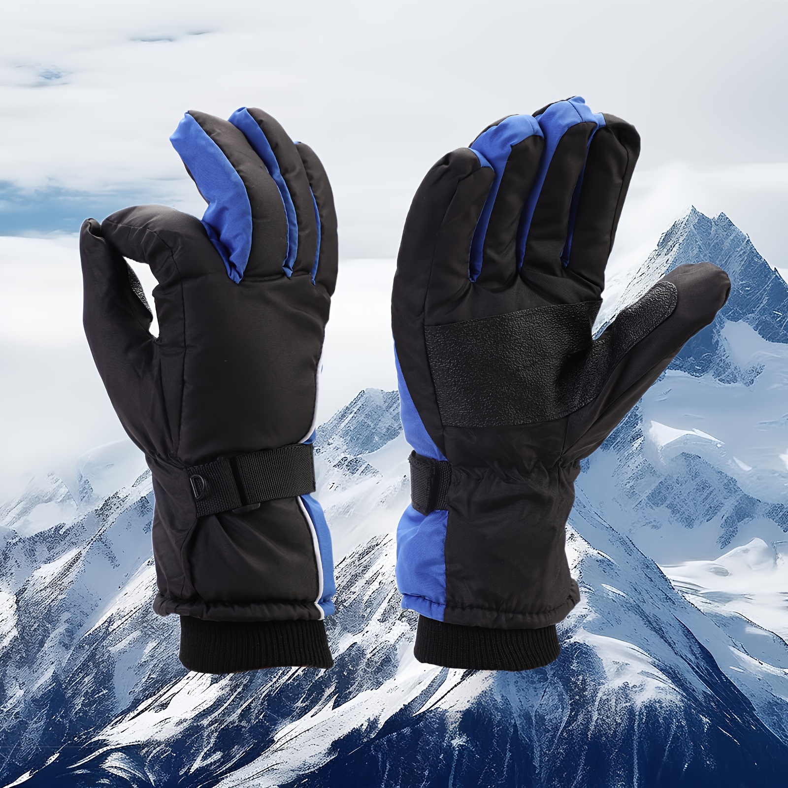 Winter Thickened Warm Gloves Breathable Anti Slip Waterproof - Temu