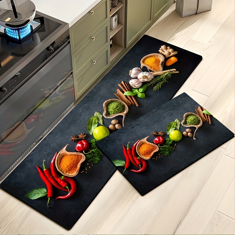 Non-slip, Waterproof, And Dirt-resistant Kitchen Floor Mat - Machine  Washable And Perfect For Living Room, Laundry, And Bathroom - Enhance Room  Decor And Protect Floors - Temu