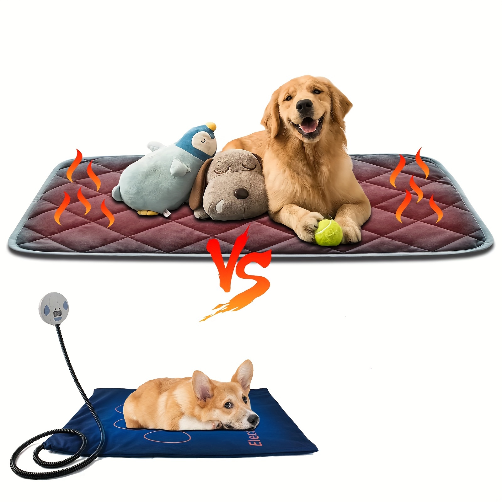 Dog crate heating outlet pad